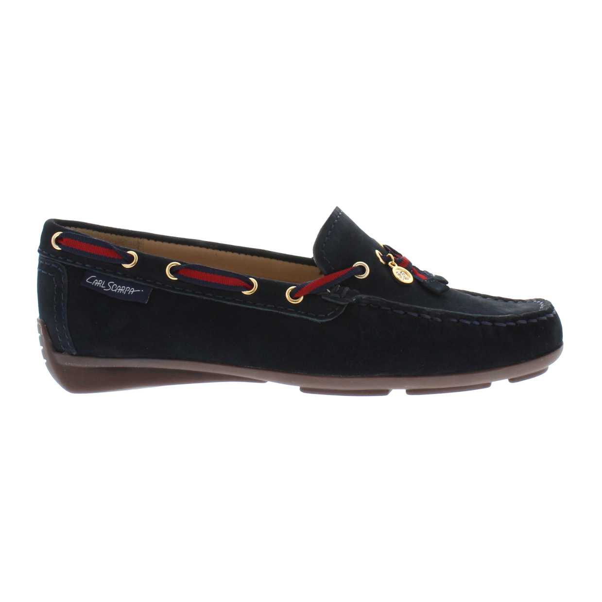 Faris Navy Slip-On Loafers