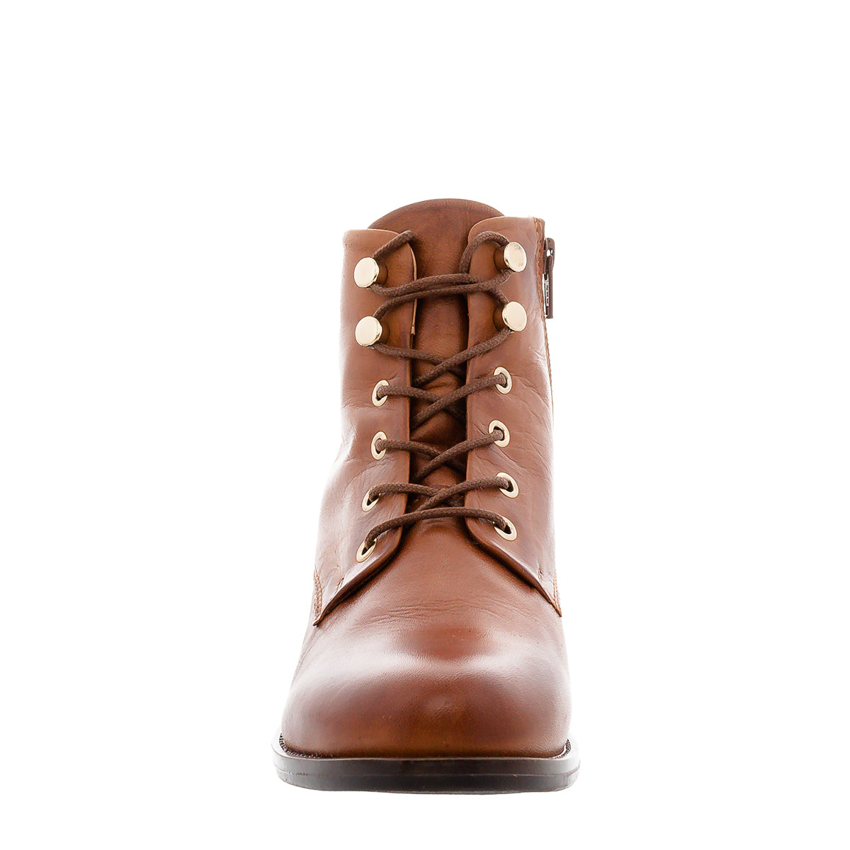 Ocean Tan Leather Lace Up Ankle Boots