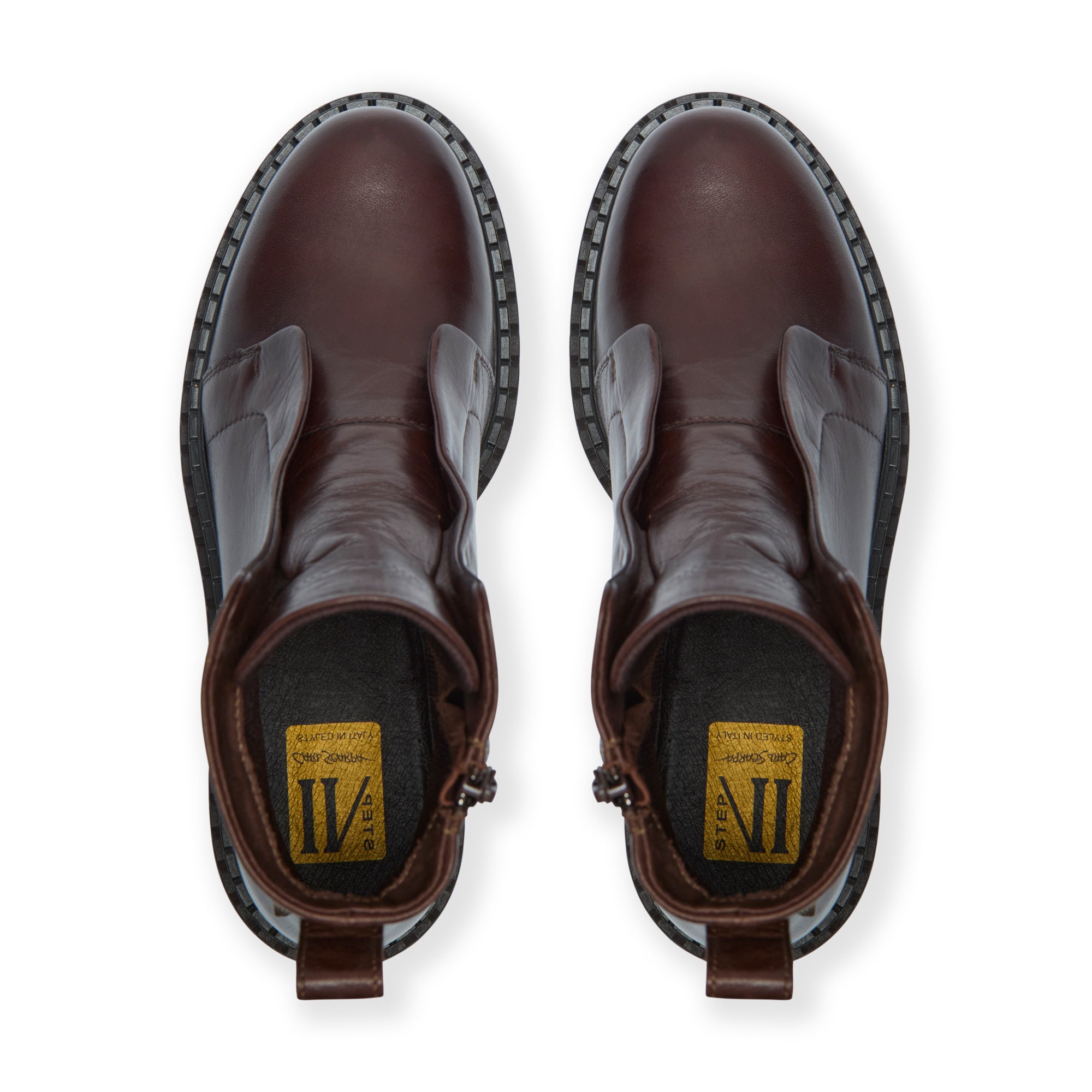 Fiave Brown Leather Ankle Boot