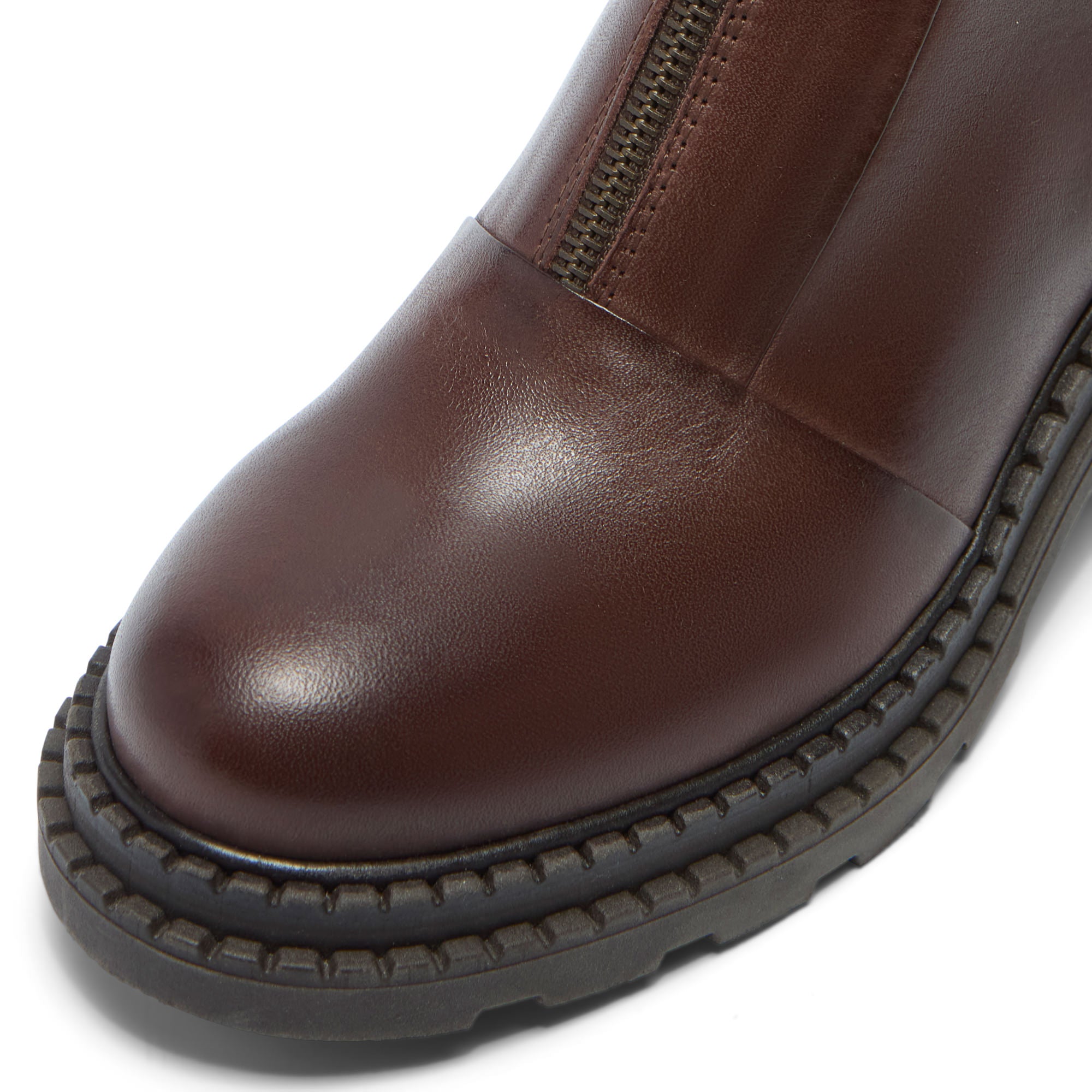 Imario Brown Leather Ankle Boot