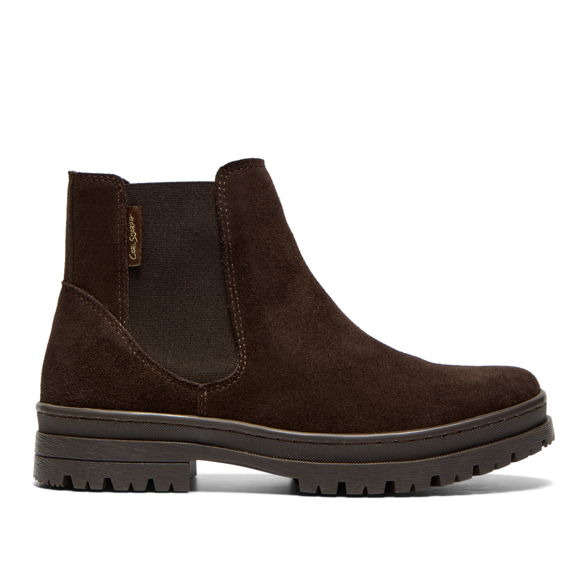 Lunara Brown Suede Ankle Boot