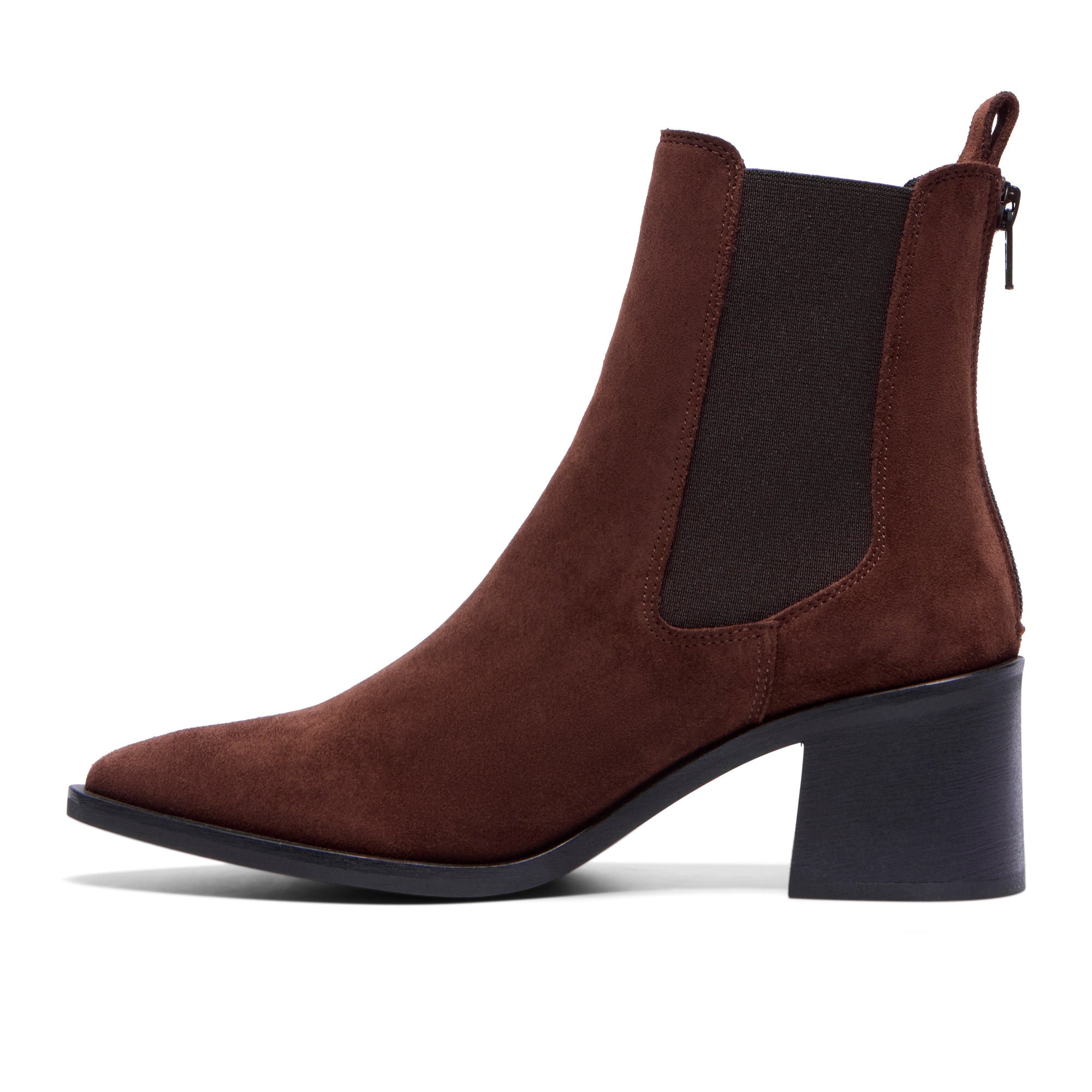 Olmia Brown Suede Ankle Boot