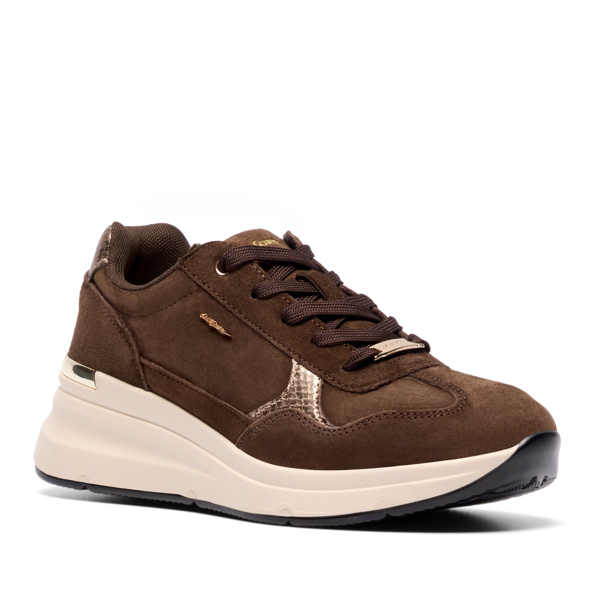 Mondiale Brown Suede Trainer