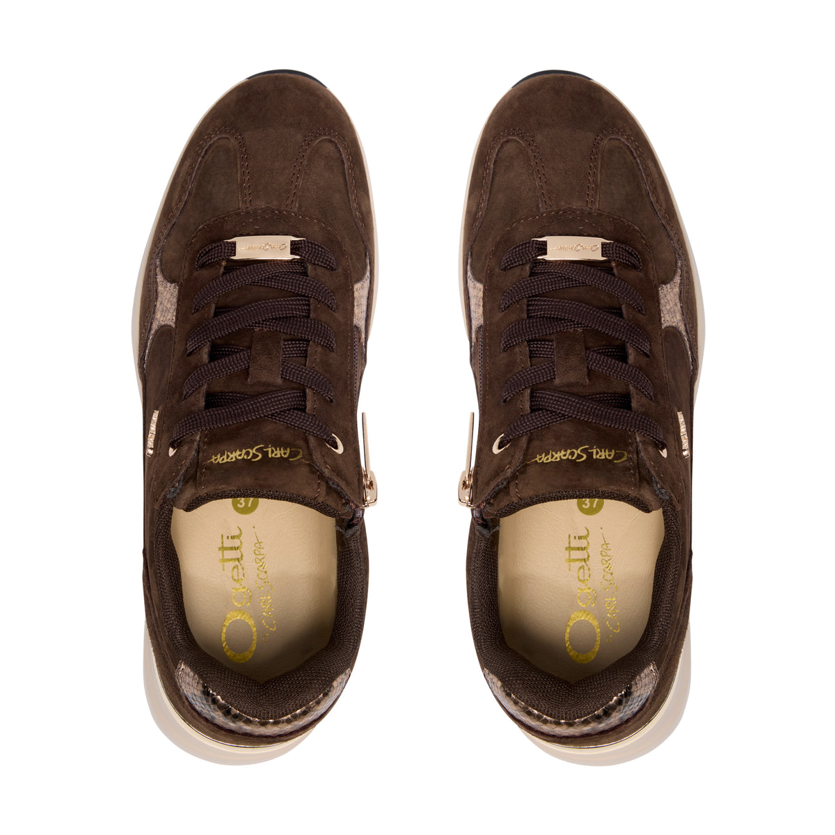 Mondiale Brown Suede Trainer