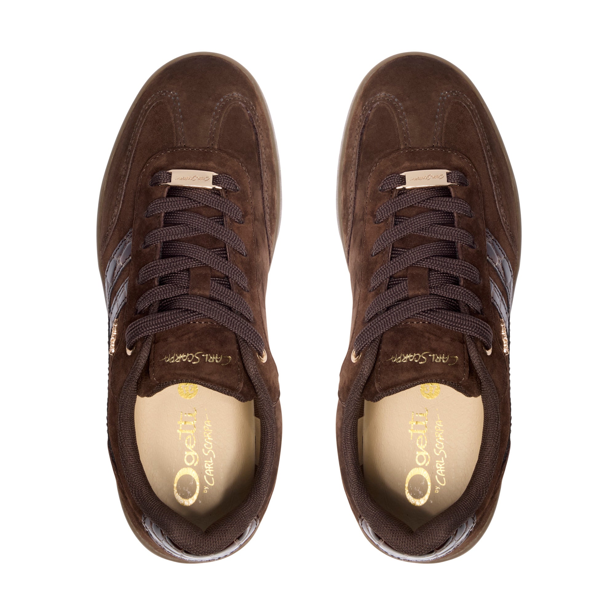 Pelizzano Brown Suede Trainer