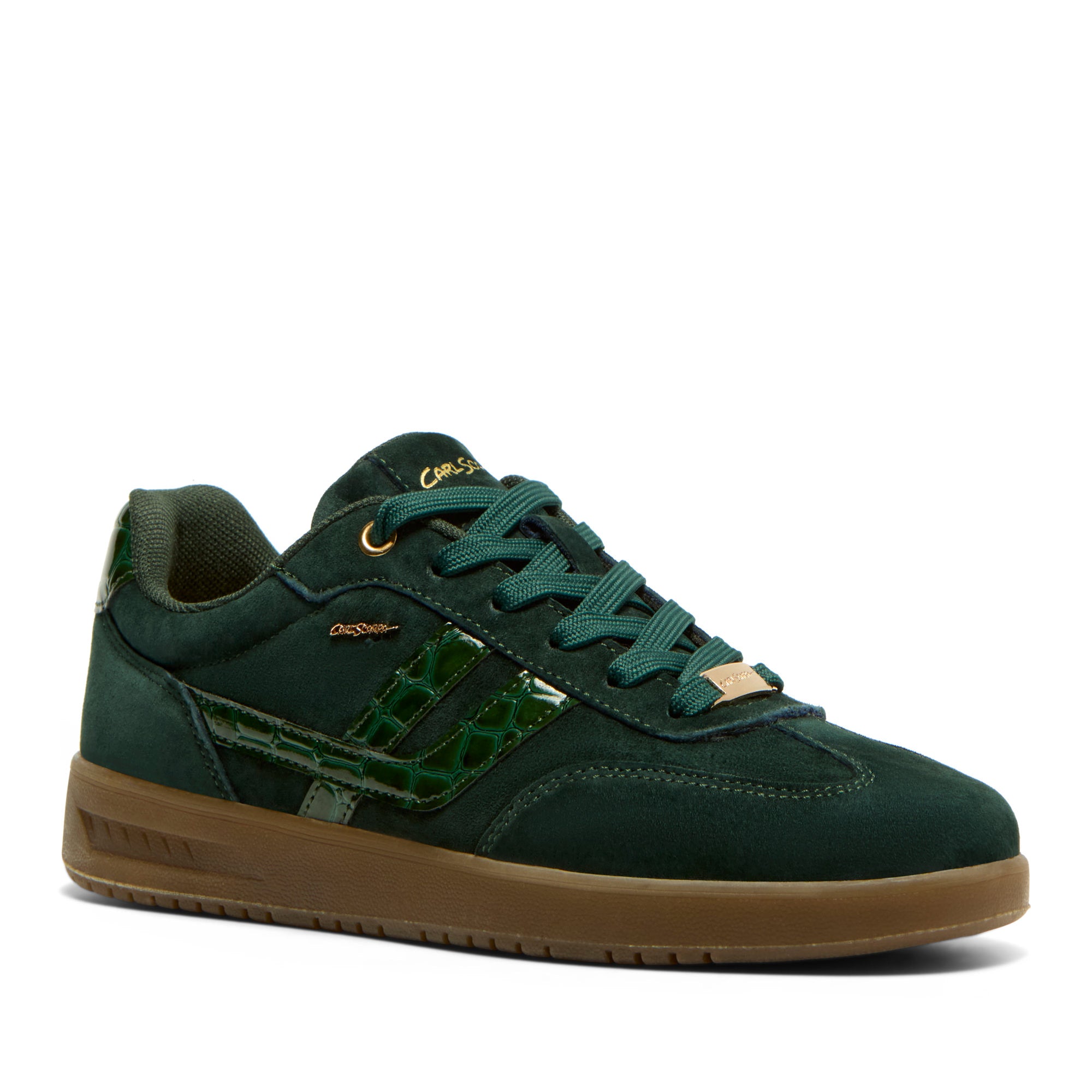 Pelizzano Green Suede Trainer