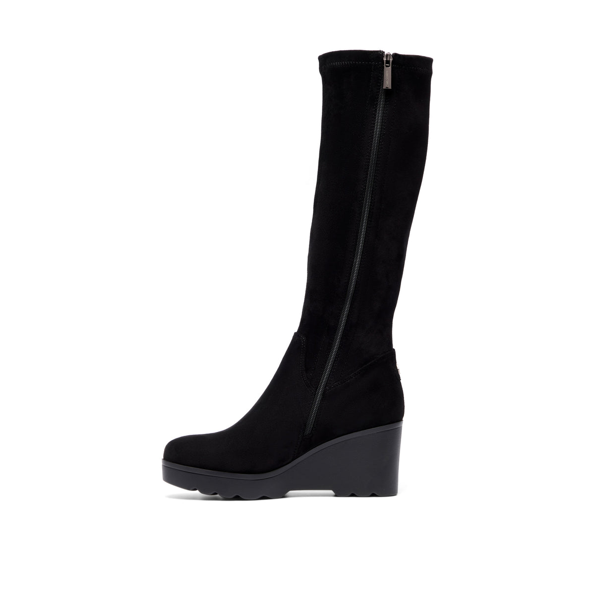 Corsetti Black Suede Knee High Boots