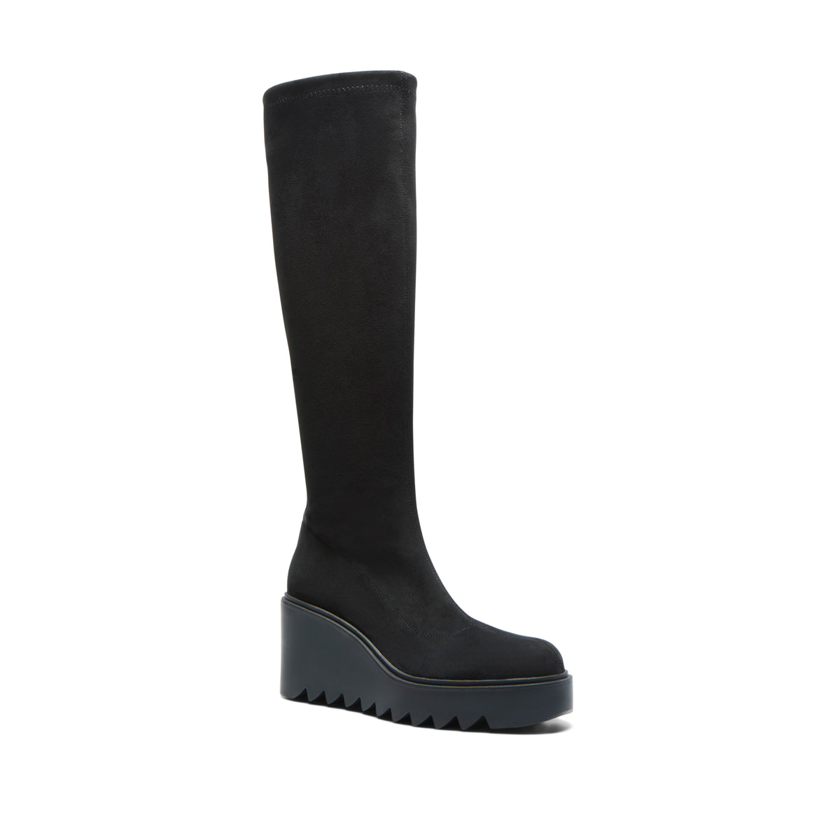 Fontana Black Suede Ankle Boot