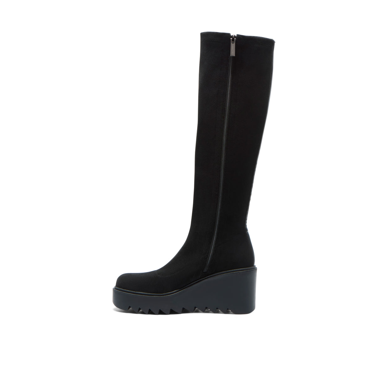 Fontana Black Suede Ankle Boot