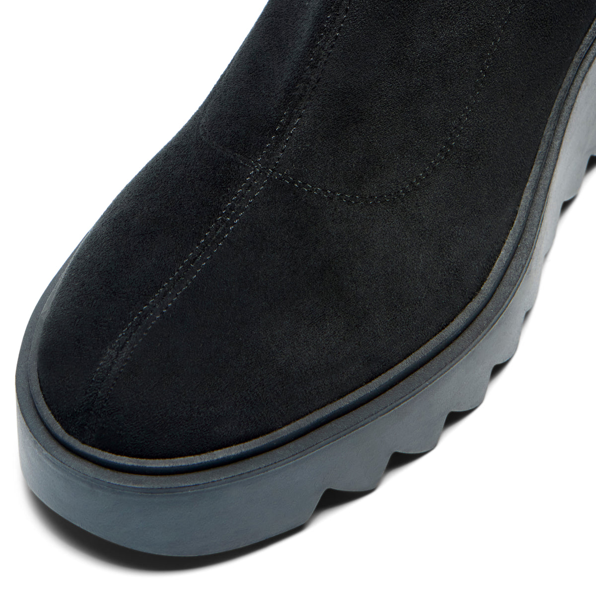 Fontana Black Suede Ankle Boot