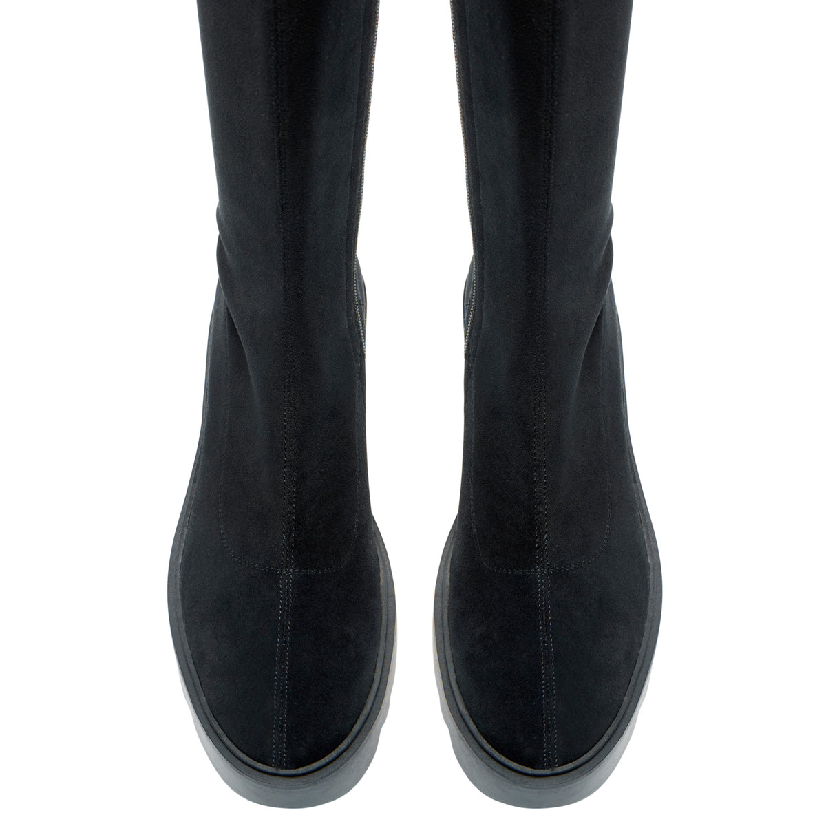 Fontana Black Suede Ankle Boot