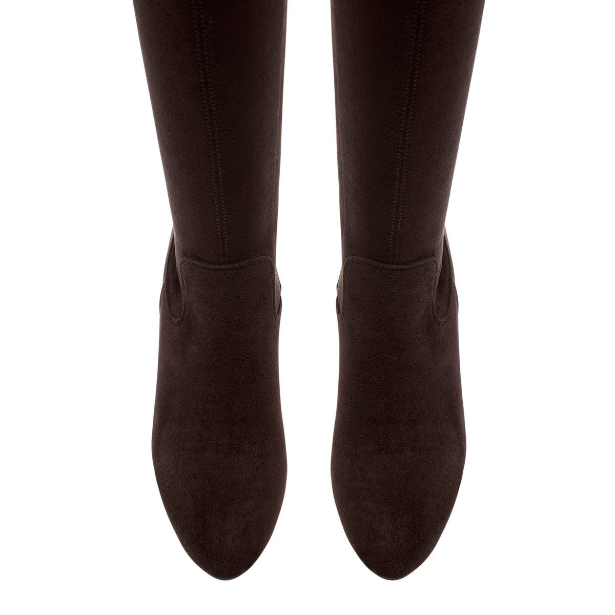 Castelli Brown Suede Knee High Boots