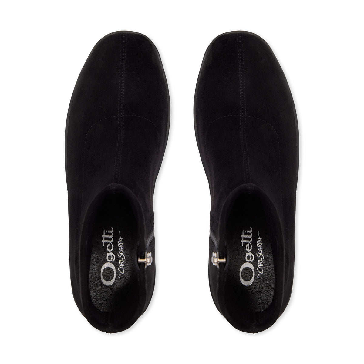 Roselina Black Suede Ankle Boot