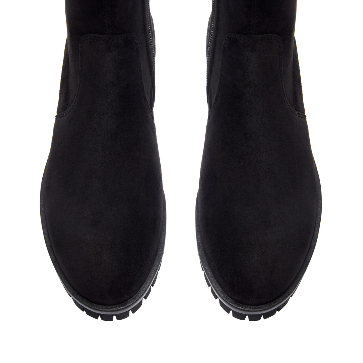 Corelina Black Suede Ankle Boot