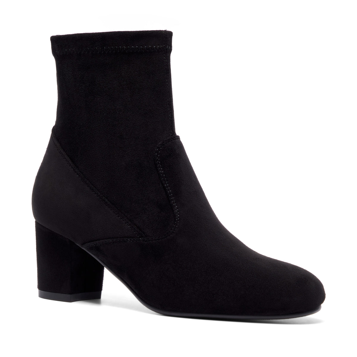 Lunessa Black Suede Ankle Boot