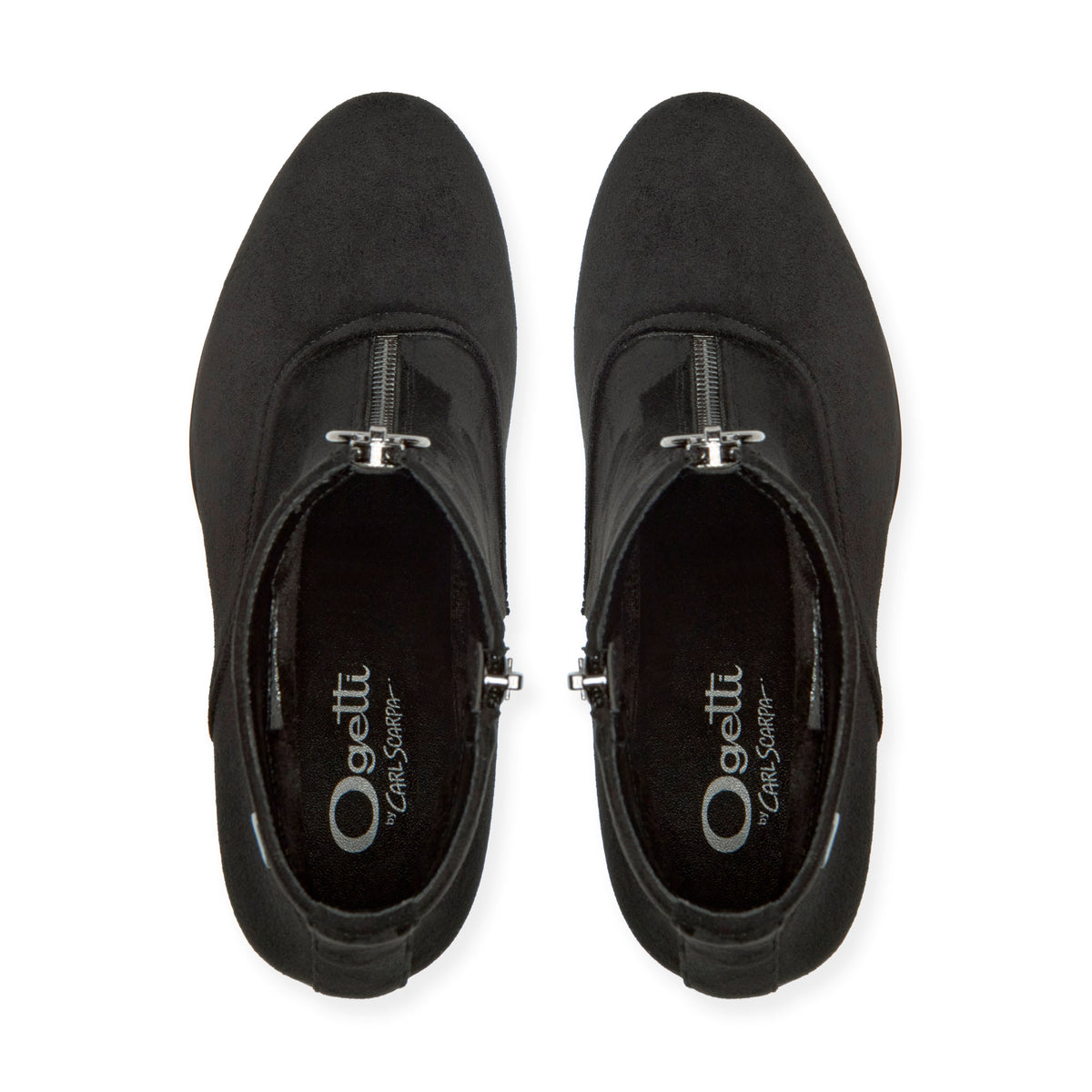 Dantorio Black Suede Ankle Boot