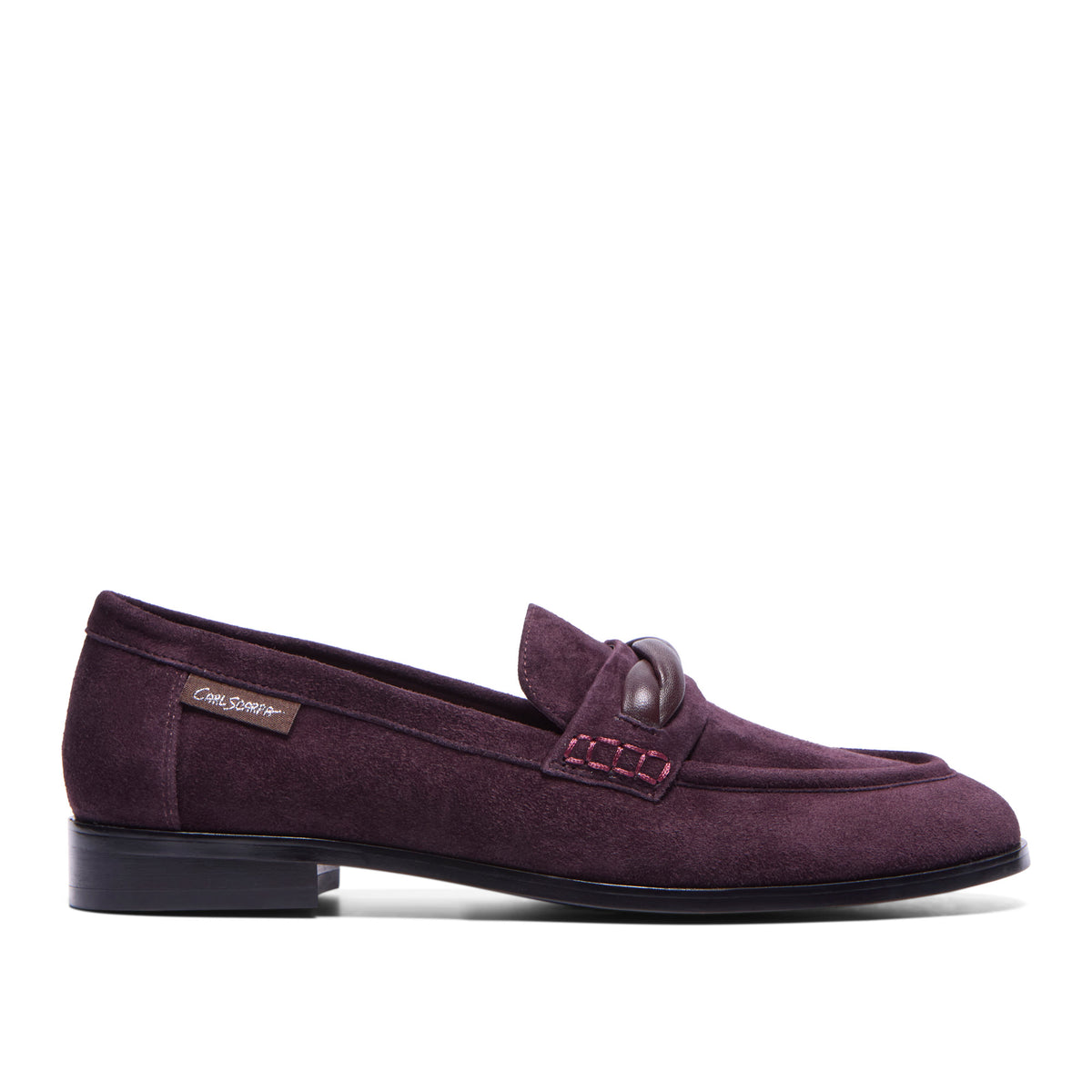 Faustinia Purple Suede Loafer