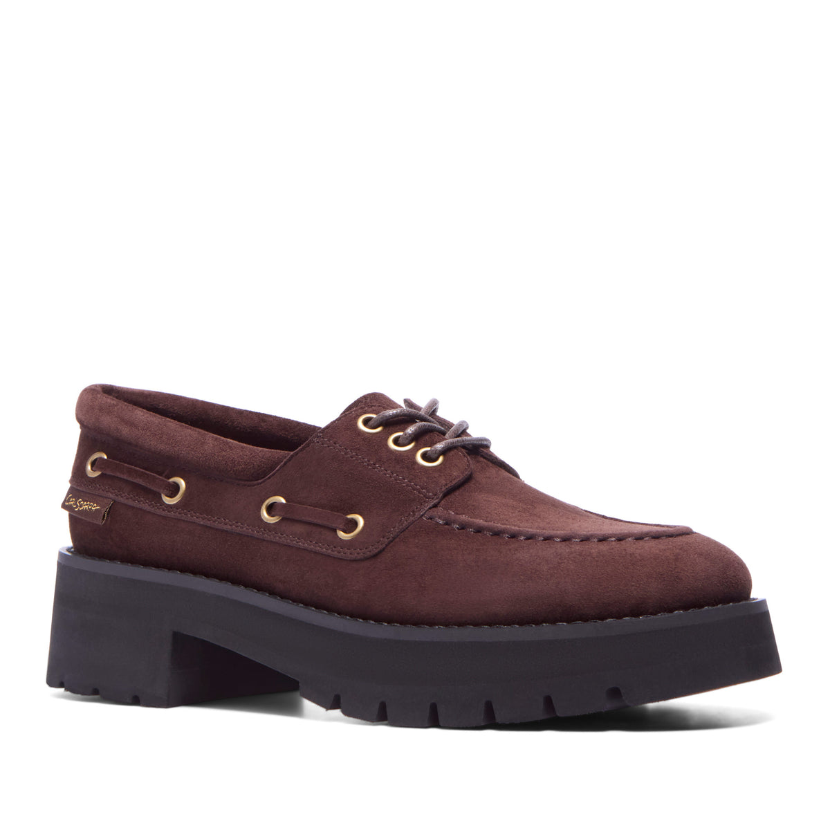 Maximilla Brown Suede Chunky Loafer