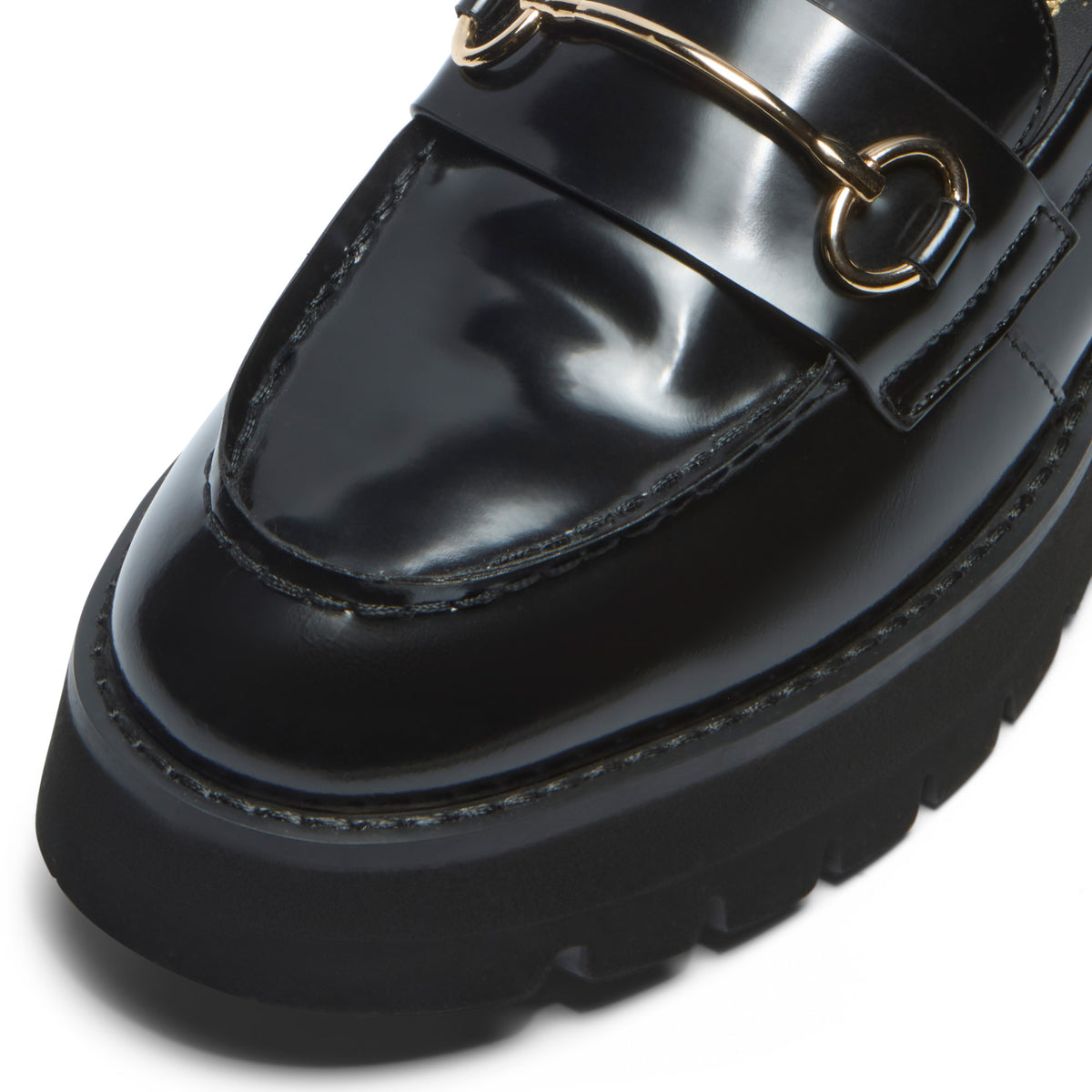 Maristella Black Patent Leather Loafer