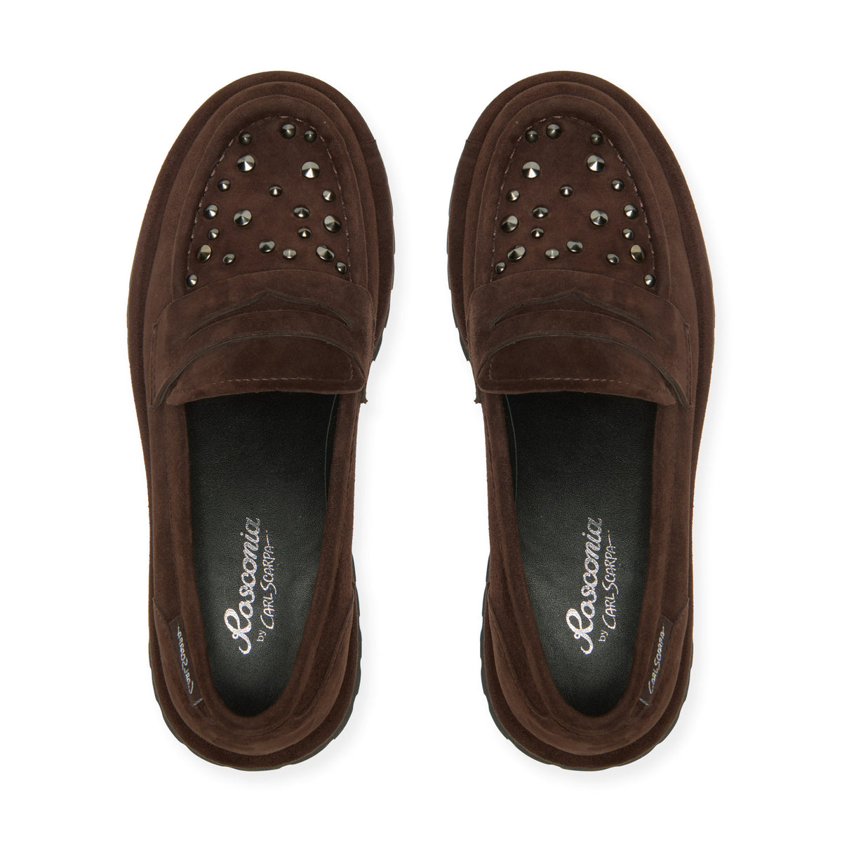 Bellatrix Brown Suede Chunky Loafer