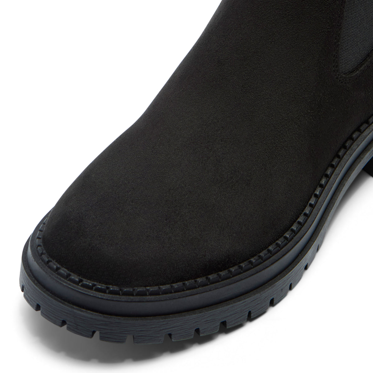 Eudora Black Suede Ankle Boot