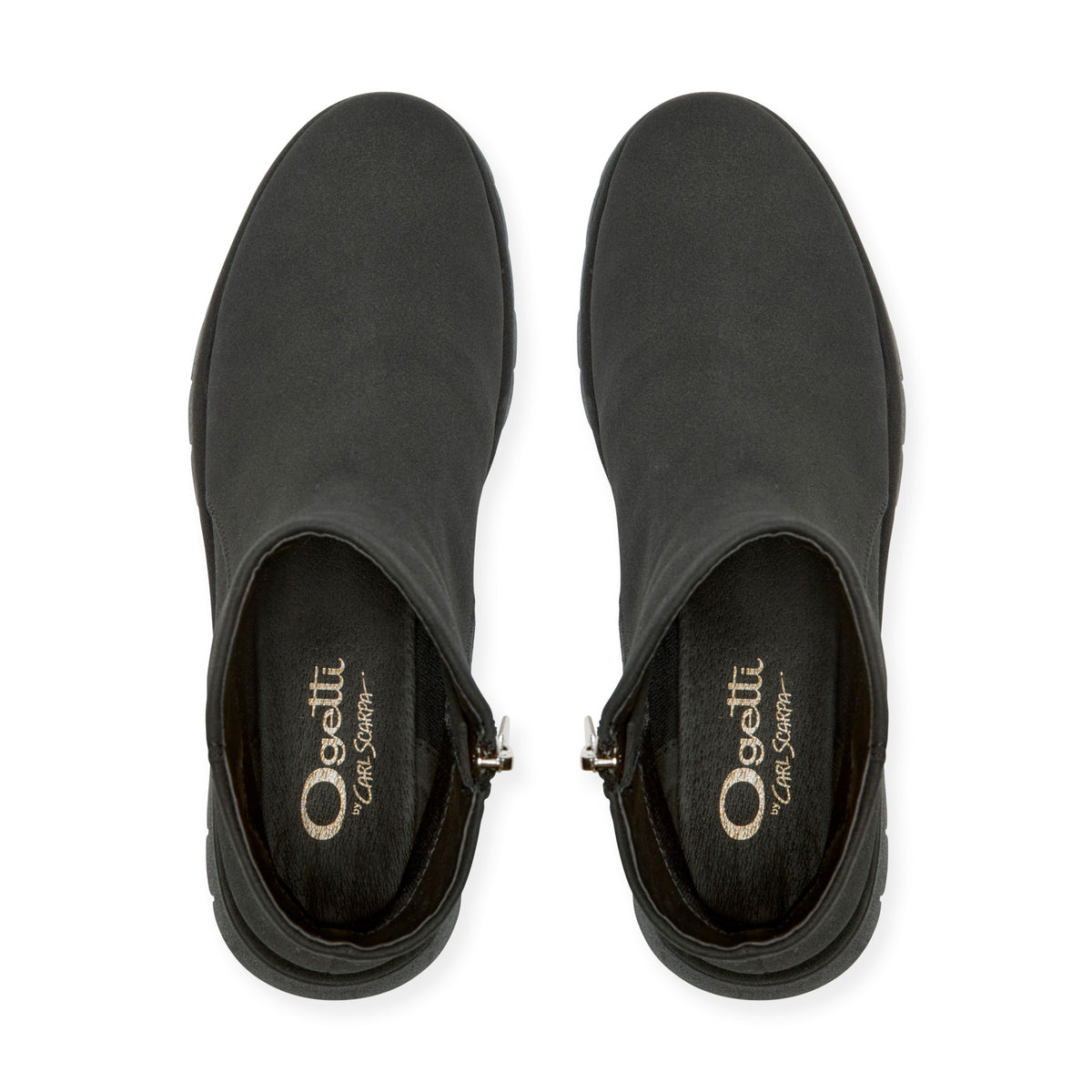 Orabella Black Suede Ankle Boot