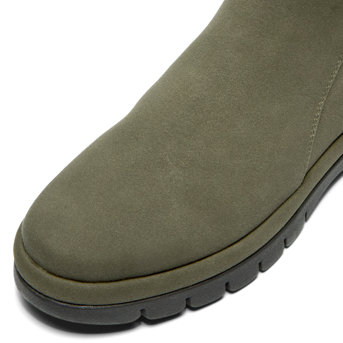 Orabella Green Suede Ankle Boot