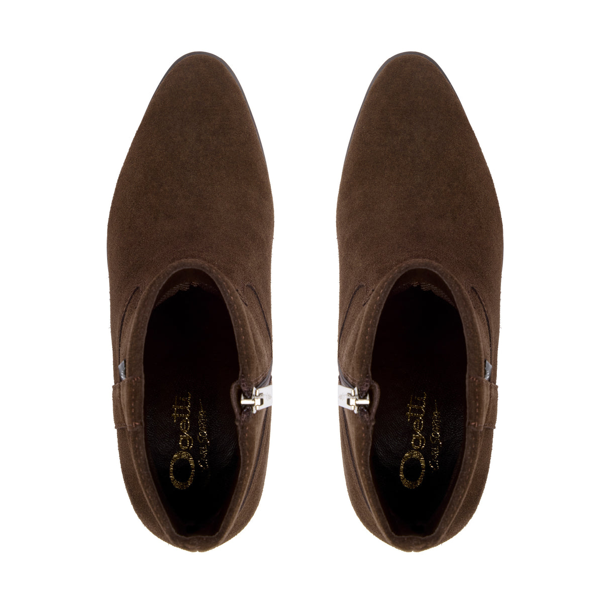Iveria Brown Suede Ankle Boot