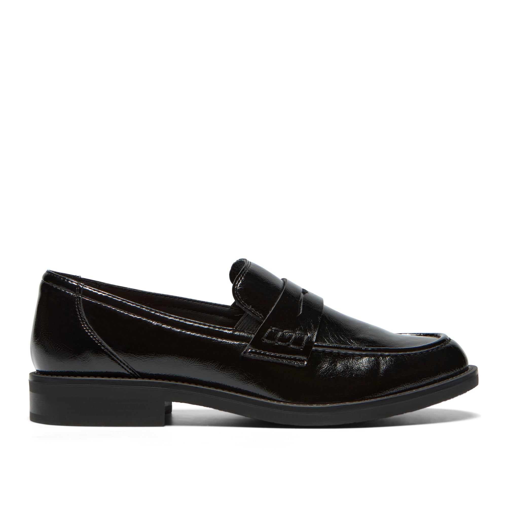 Marisse Black Patent Leather Loafer