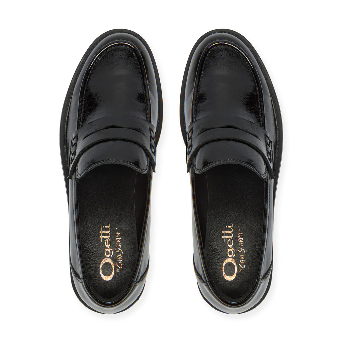 Marisse Black Patent Leather Loafer