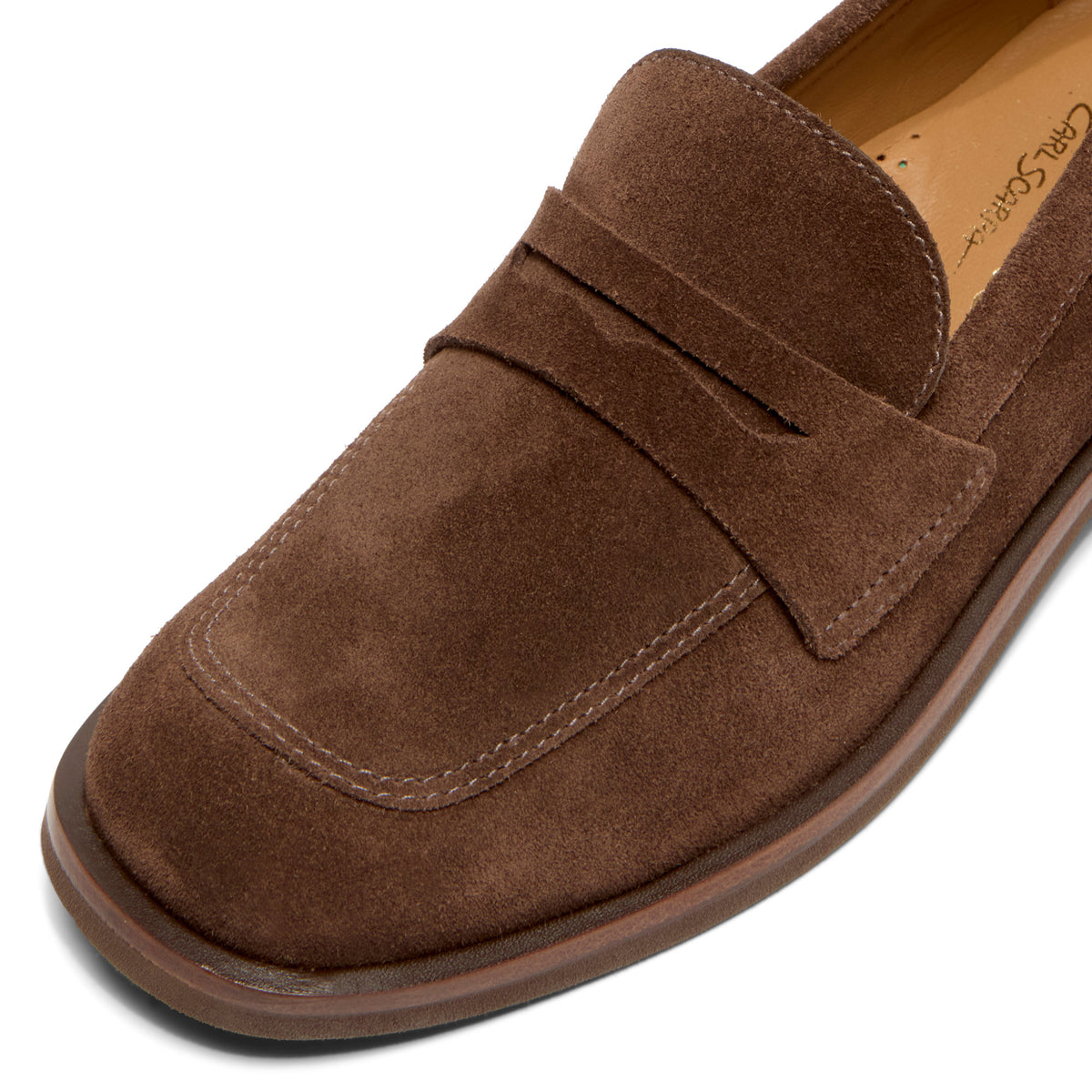 Thailisse Brown Suede Loafer