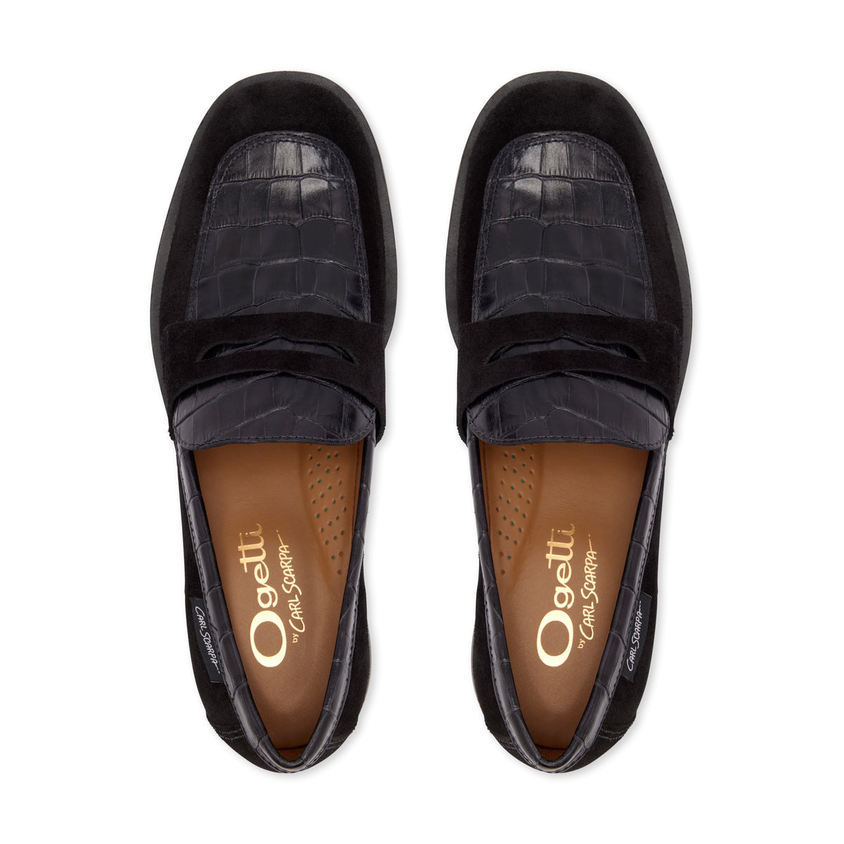 Thailisse Black Suede Loafer