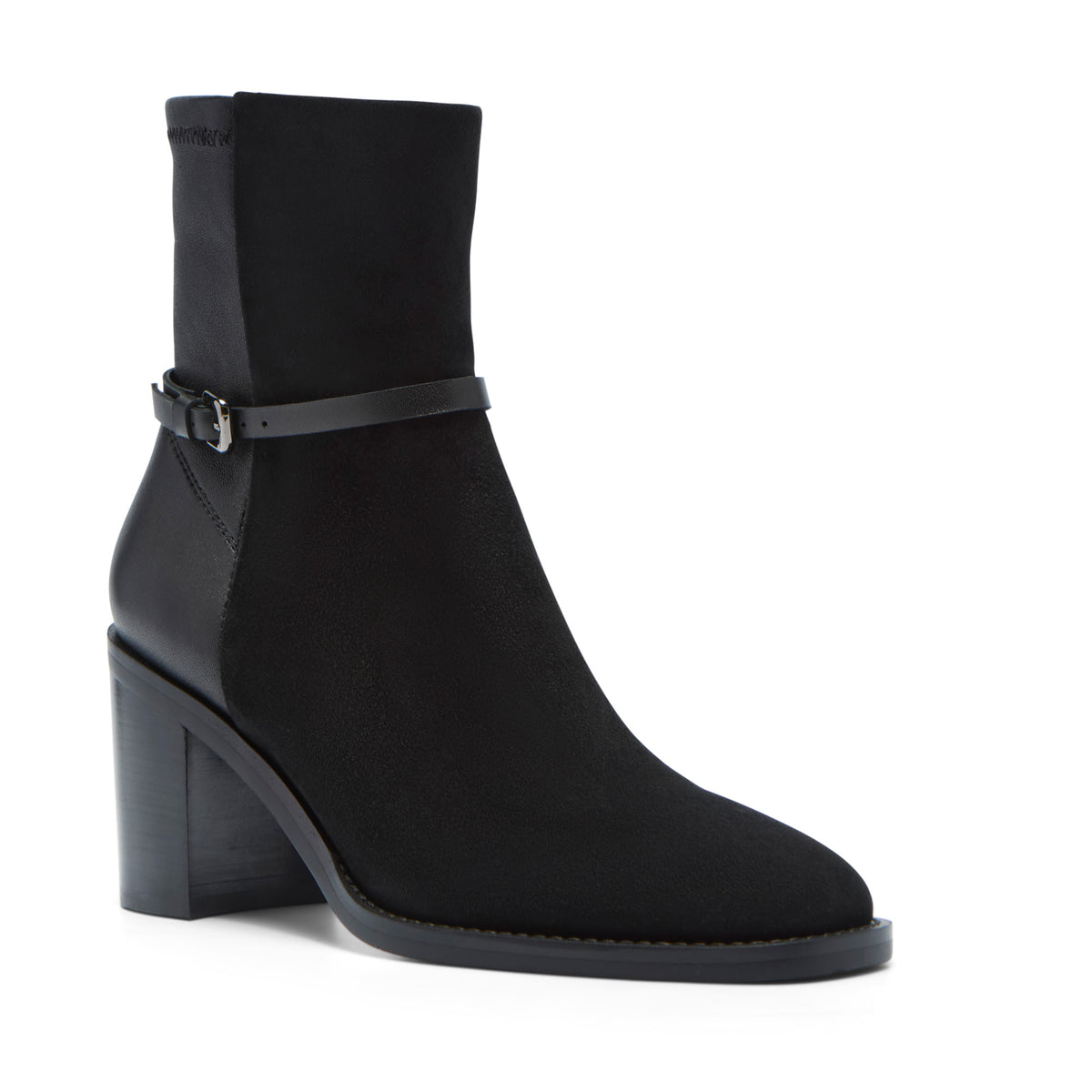 Pradalago Black Suede Ankle Boot