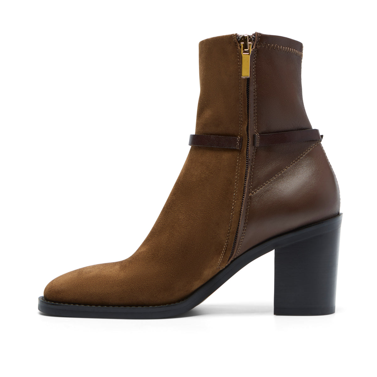 Pradalago Tan Suede Ankle Boot