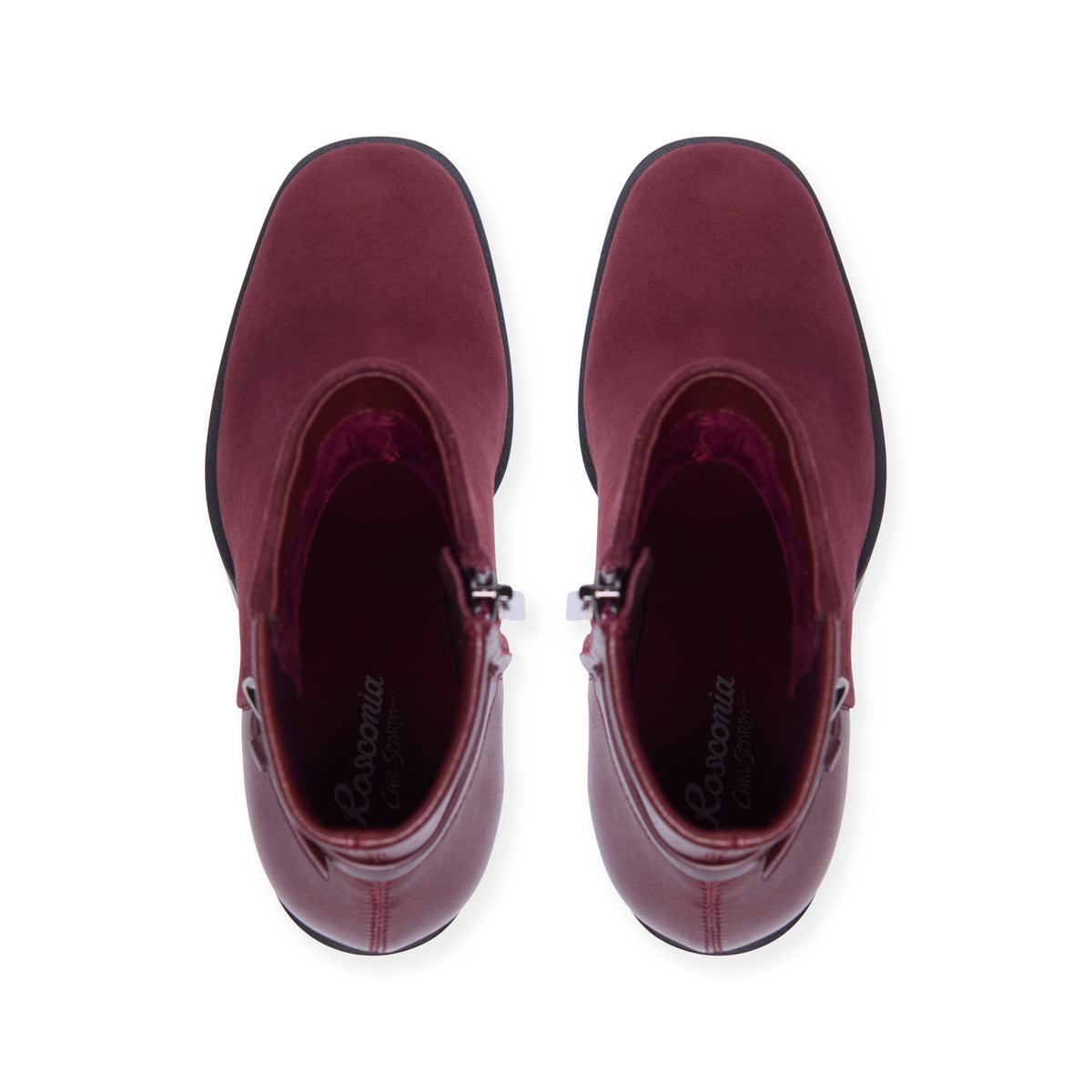 Pradalago Bordo Suede Ankle Boot