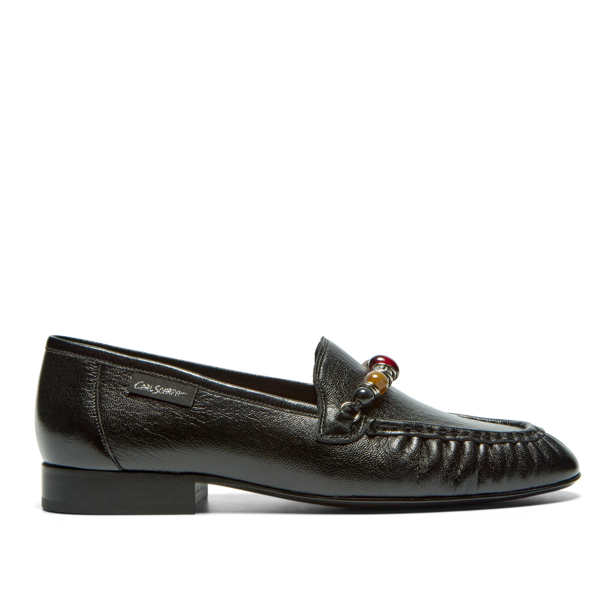Magno Black Leather Loafer