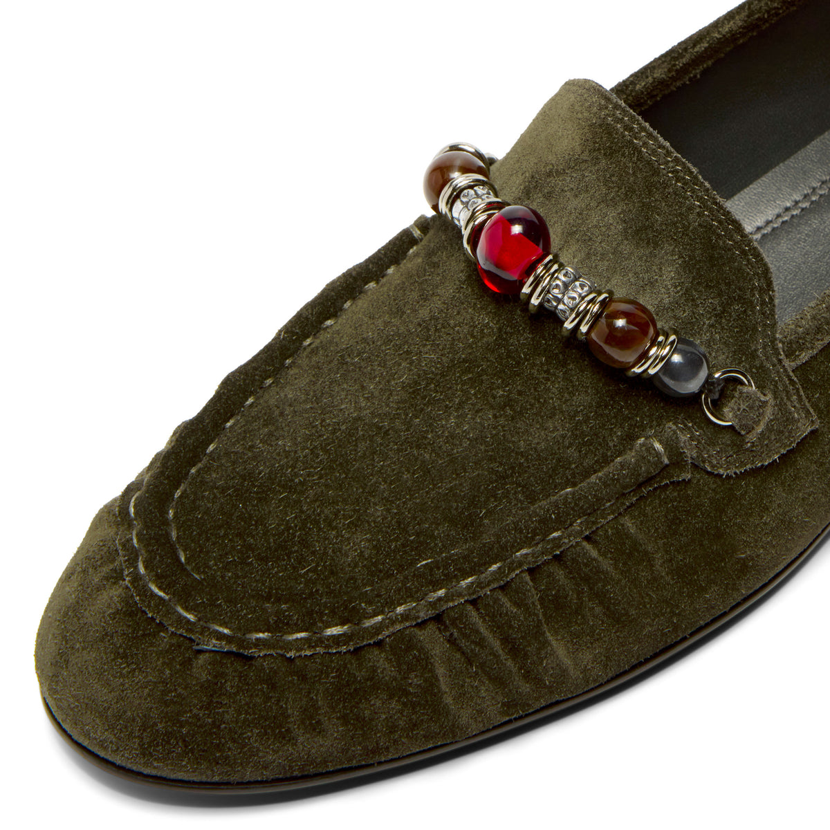 Magno Green Suede Loafer