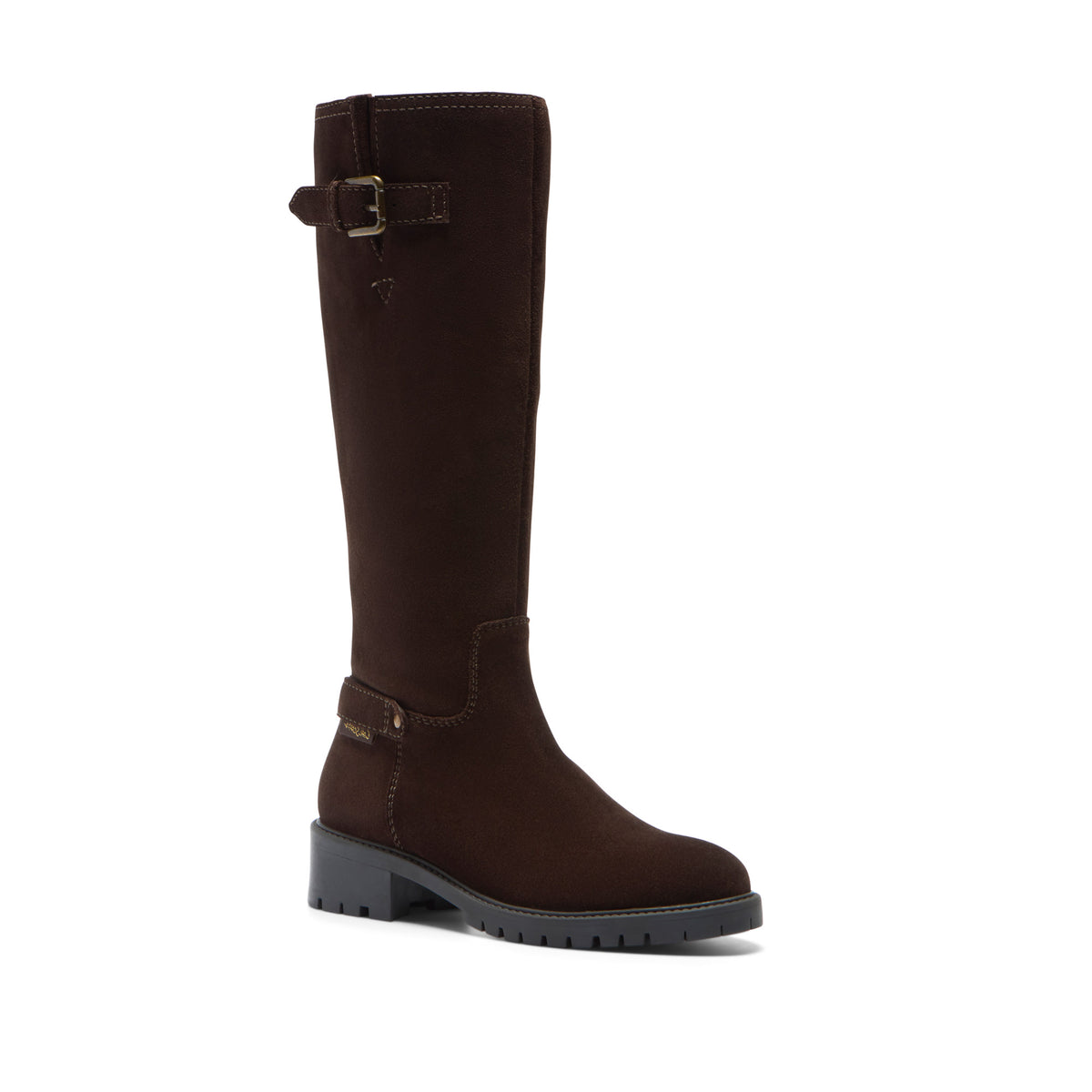 Ritzo Brown Suede Knee High Boots