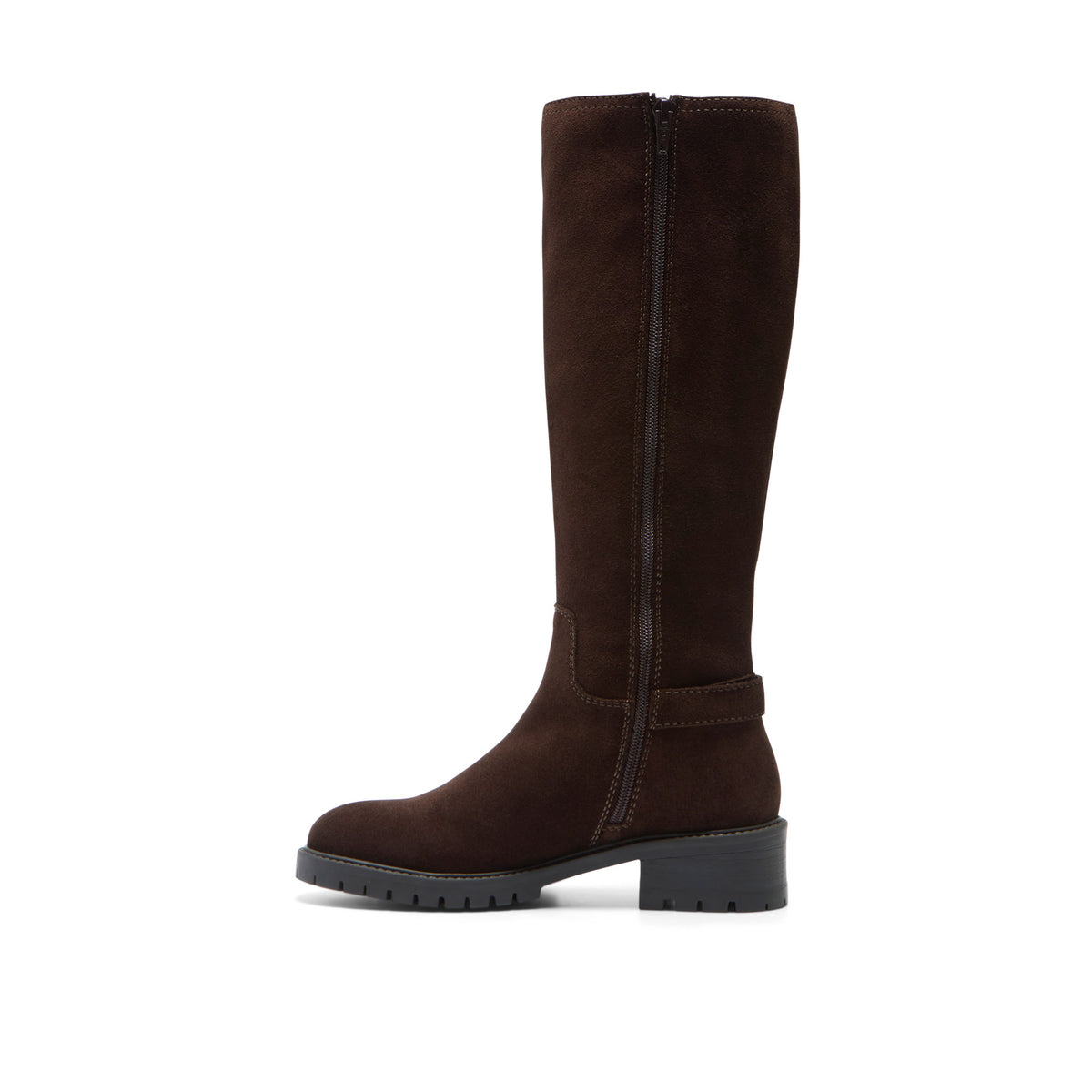 Ritzo Brown Suede Knee High Boots