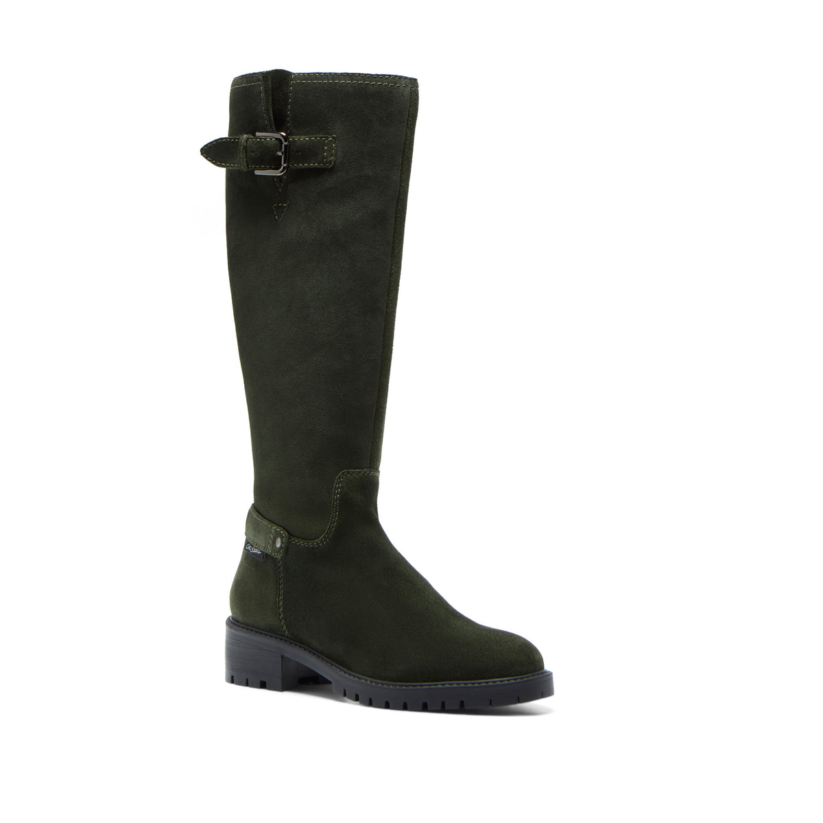 Ritzo Green Suede Knee High Boots