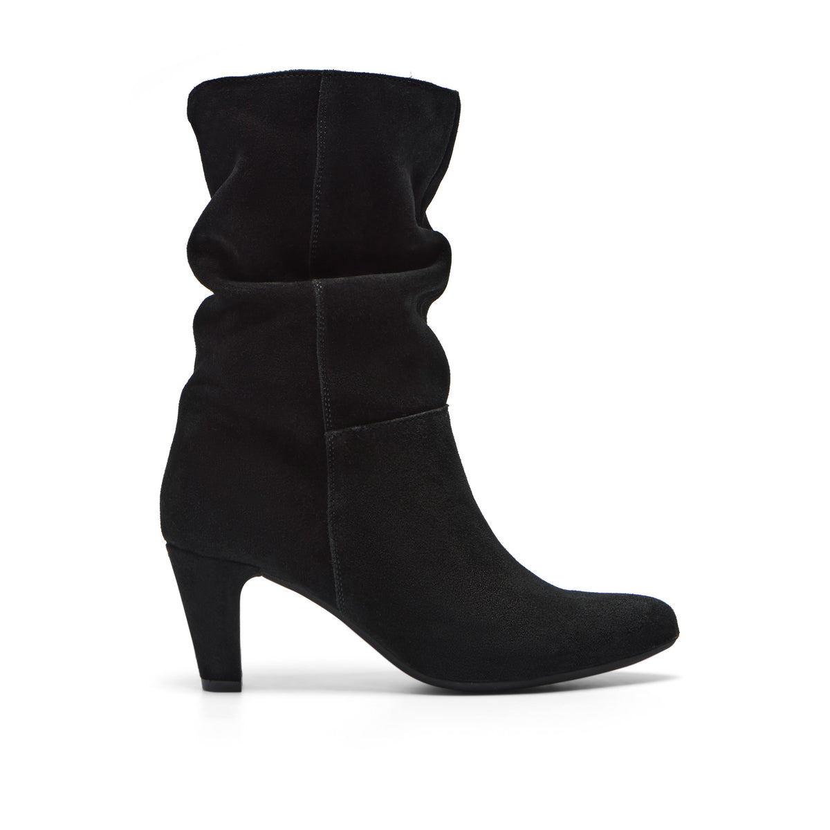 Olivetti Black Suede Ankle Boot