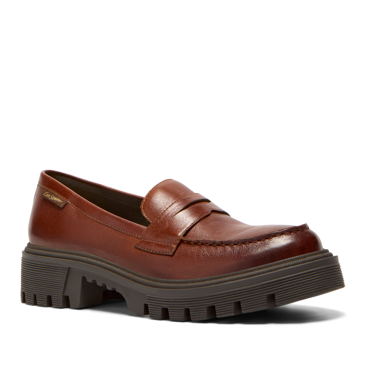 Diavolo Tan Leather Chunky Loafer