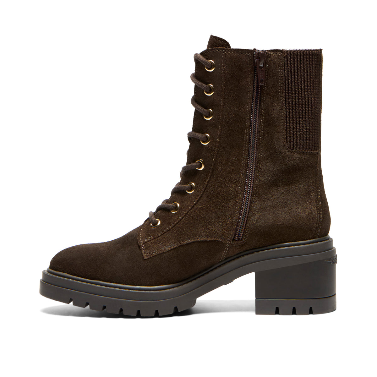 Mathilda Brown Suede Ankle Boot