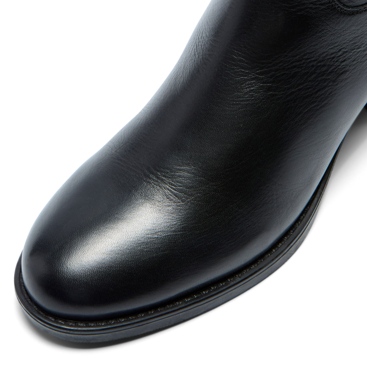 Santino Black Suede Knee High Boots