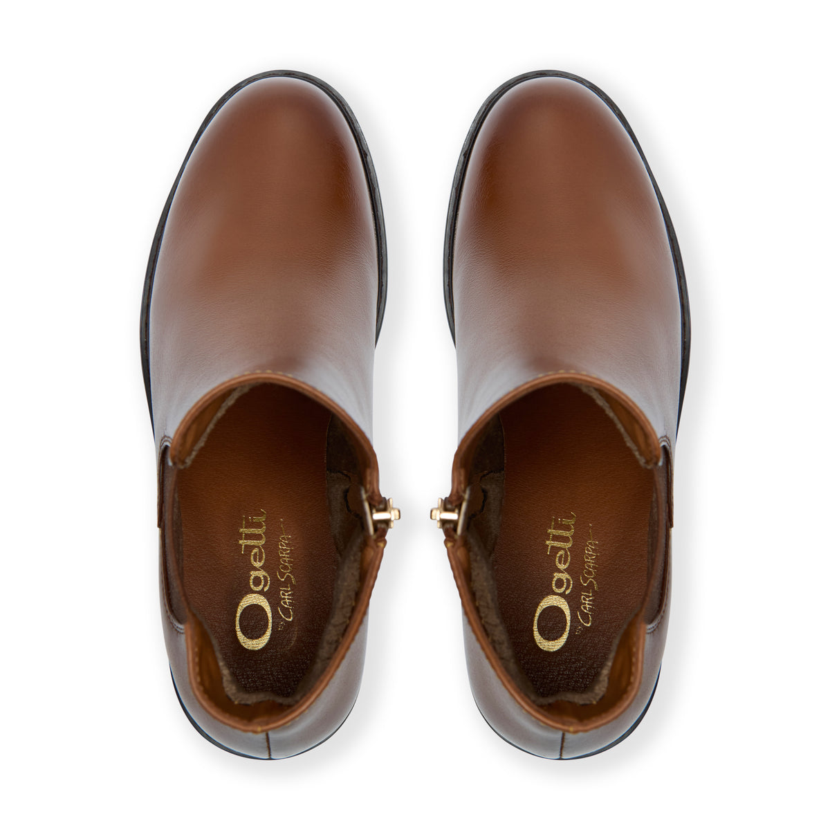 Rabatana Tan Leather Ankle Boot