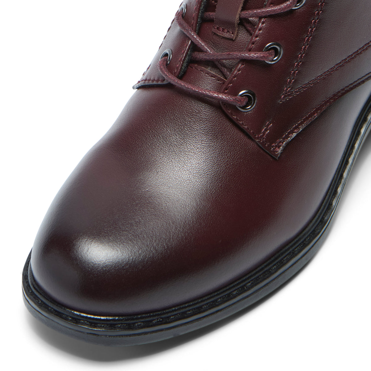 Ostana Bordo Leather Ankle Boot