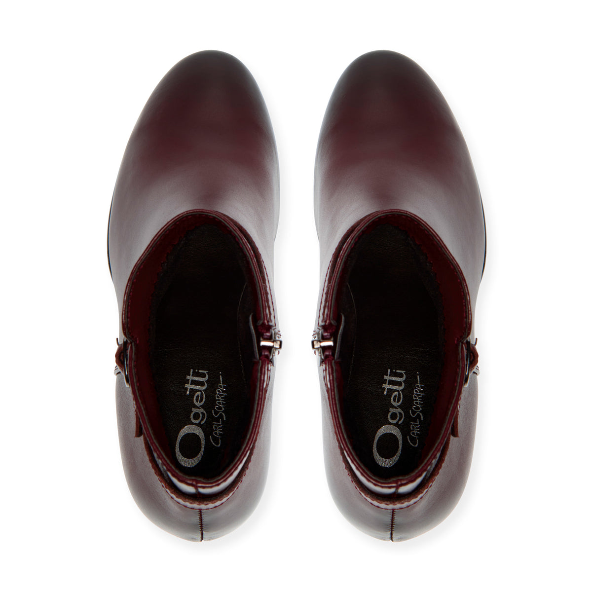 Tursi Bordo Leather Ankle Boot