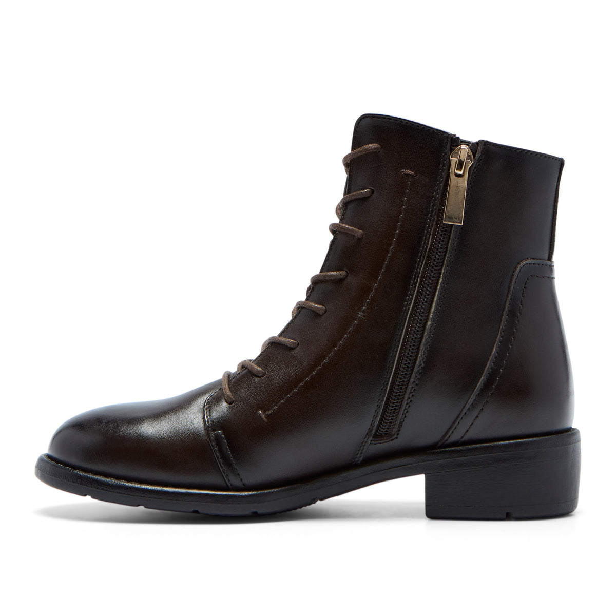 Duroni Brown Leather Ankle Boot