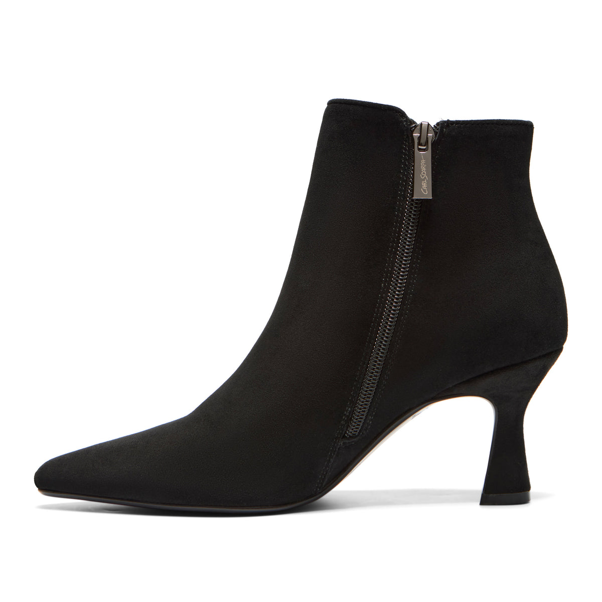 Trentina Black Suede Ankle Boot