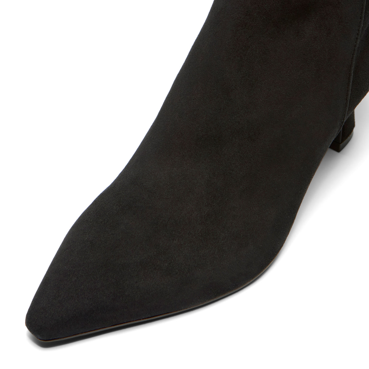 Trentina Black Suede Ankle Boot